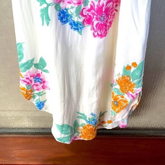 Z Supply Ivory and Floral Maxi dress size Medium NWT. - Picture 5 of 6